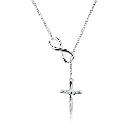 Fashionable Jesus Cross Necklace with Pendant