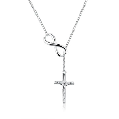 Fashionable Jesus Cross Necklace with Pendant