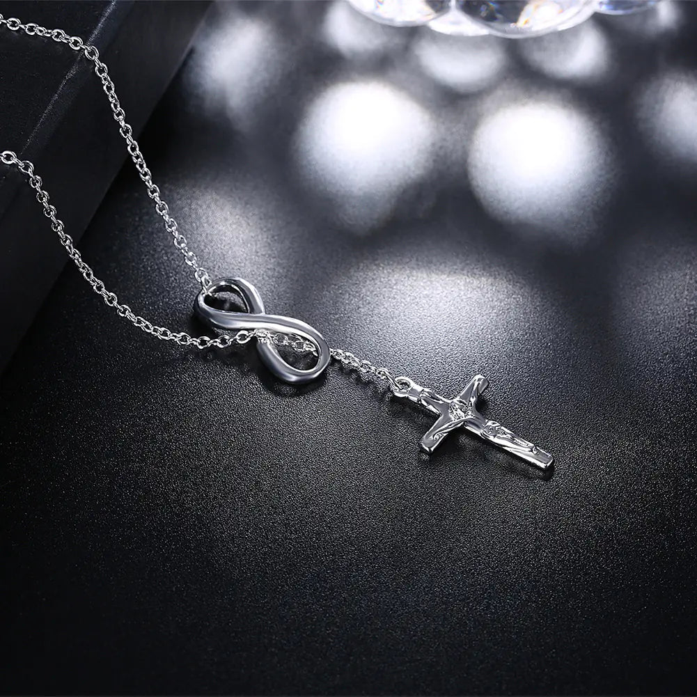 Fashionable Jesus Cross Necklace with Pendant