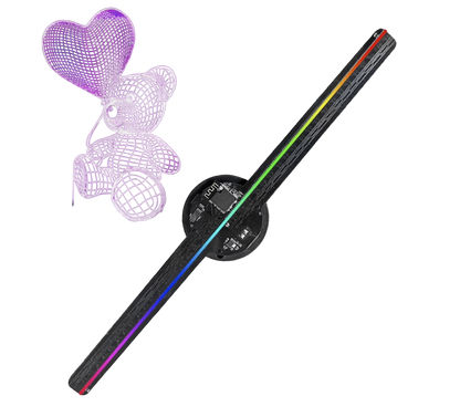 3D Hologram Fan 224 LED Light Beads