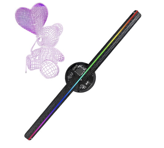3D Hologram Fan 224 LED Light Beads
