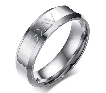 Stainless Steel Christian Scripture Ring