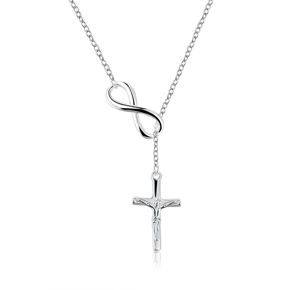 Fashionable Jesus Cross Necklace with Pendant