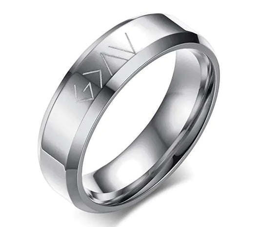 Stainless Steel Christian Scripture Ring