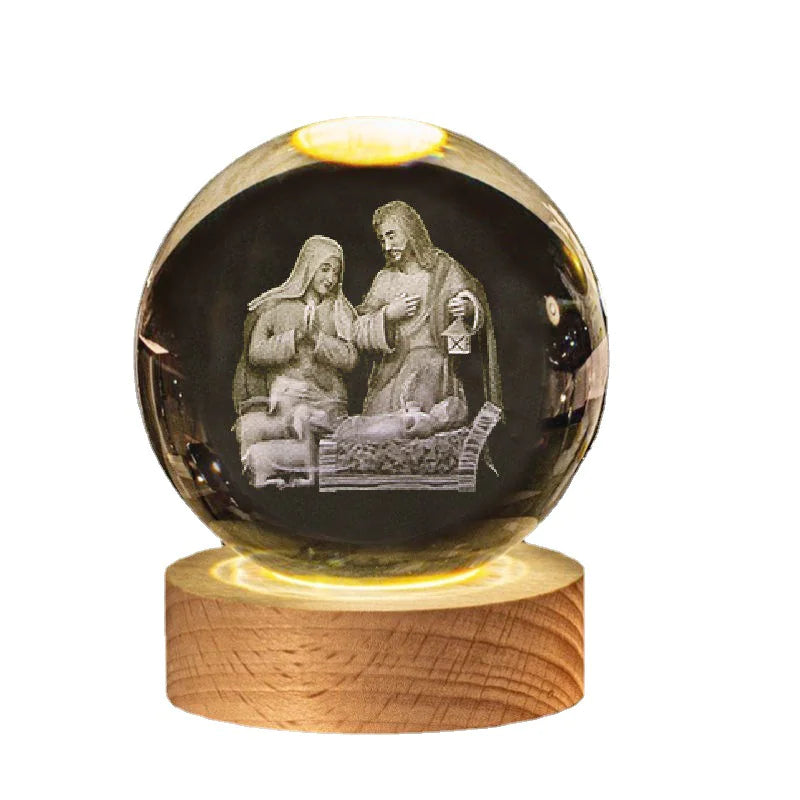 Luminous Crystal Office Display